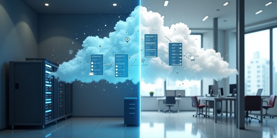 cloud vs on premise software