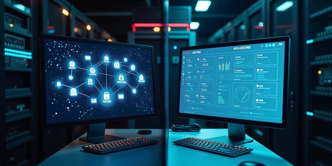 shared hosting vs vps